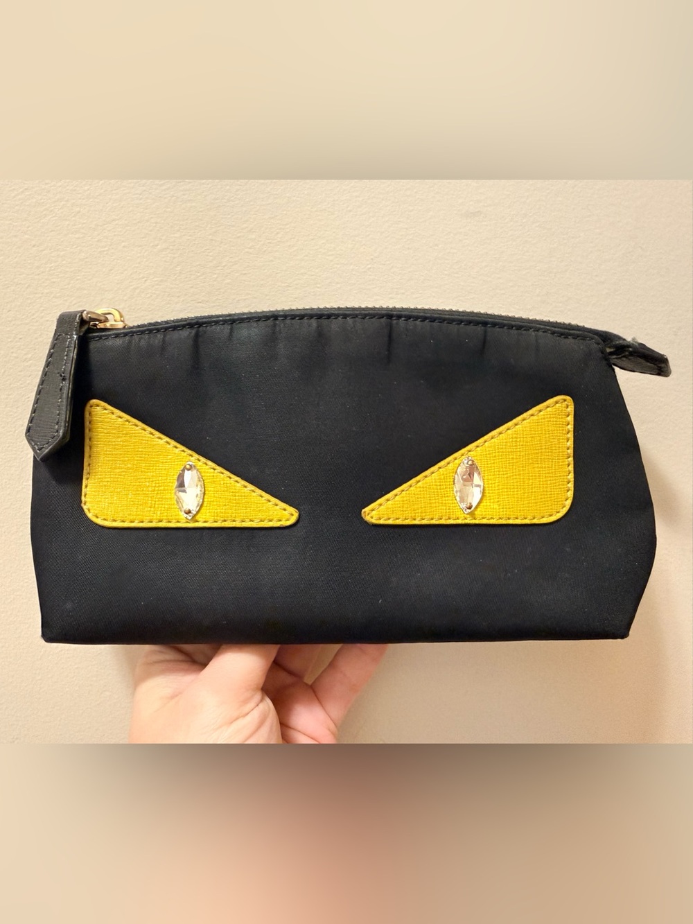 *RARE* Authentic Fendi - Monster small cosmetic pouch!